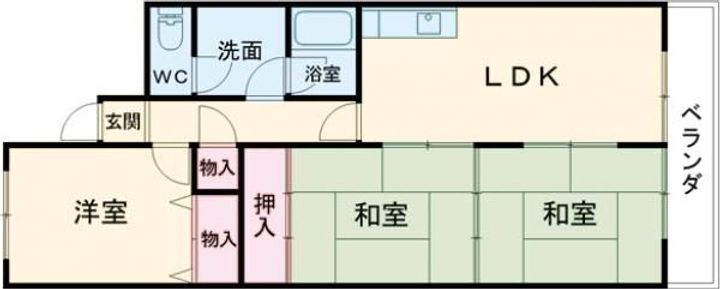 ヴェルディール北日吉の間取り