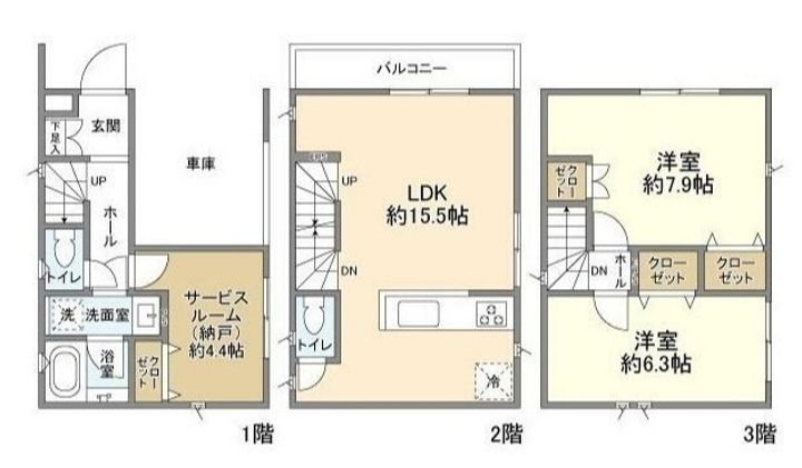 Kolet新蒲田の間取り
