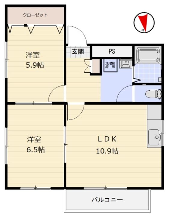 ブルック海神の間取り