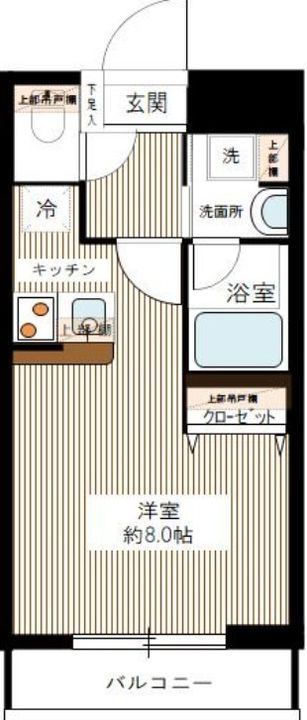 東京都大田区山王3(マンション)の賃貸物件の間取り