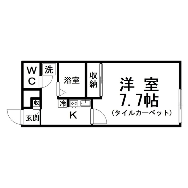 レオパレスウィンIIの間取り