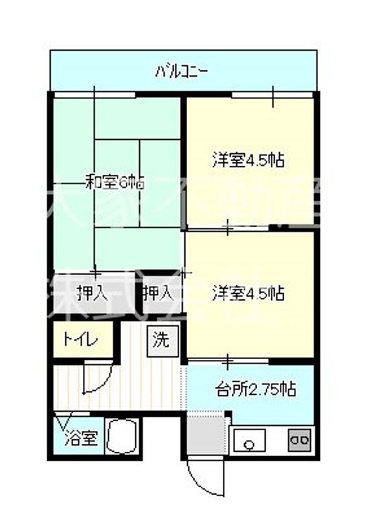 みやまハイツの間取り