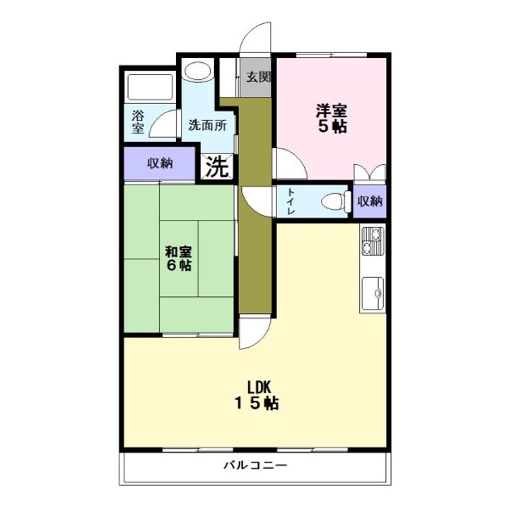 みのり台マンションの間取り