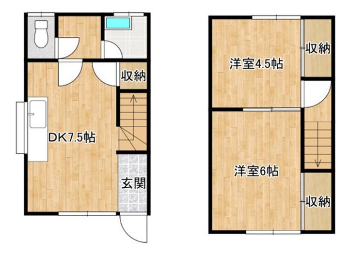 Awesome TAGATAの間取り