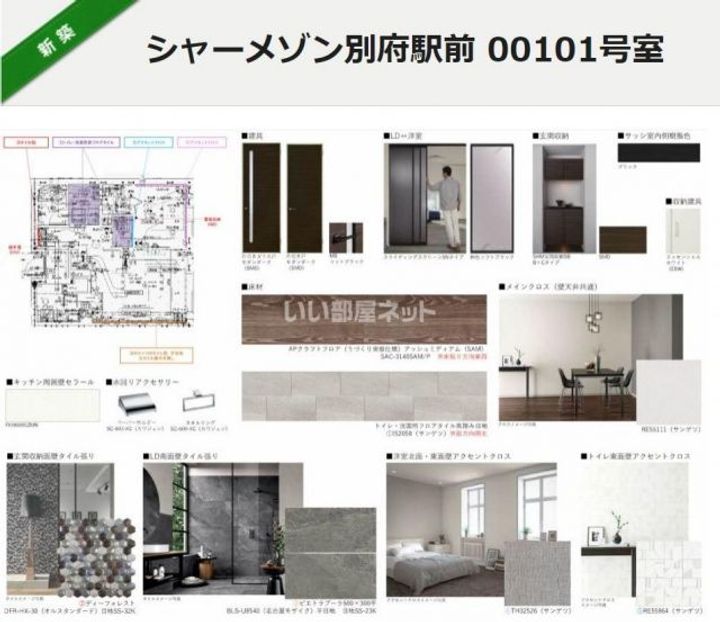 シャーメゾン別府駅前の玄関