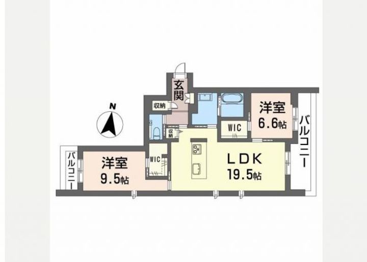 シャーメゾン別府駅前の間取り