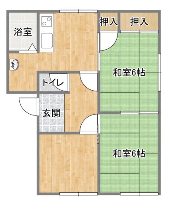 くぼた遊はうすの間取り