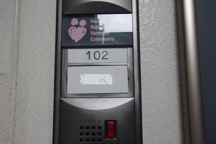 ダイヤマンションの玄関