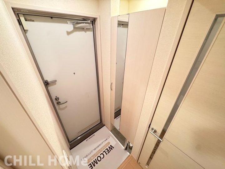 群馬県前橋市上大島町(マンション)の賃貸物件の玄関