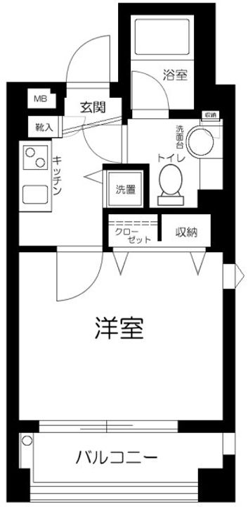 東京都豊島区目白5(マンション)の賃貸物件の間取り