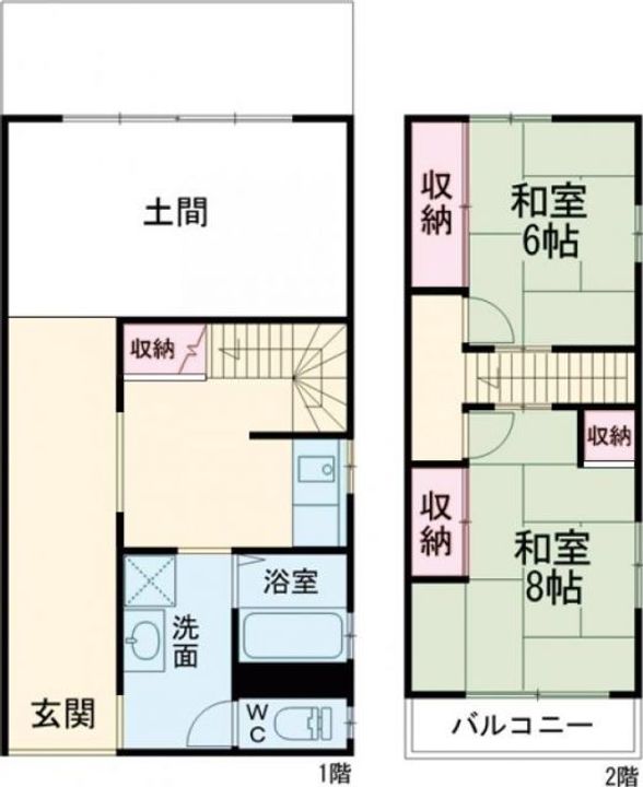 三重県松阪市大黒田町(一戸建)の賃貸物件の間取り
