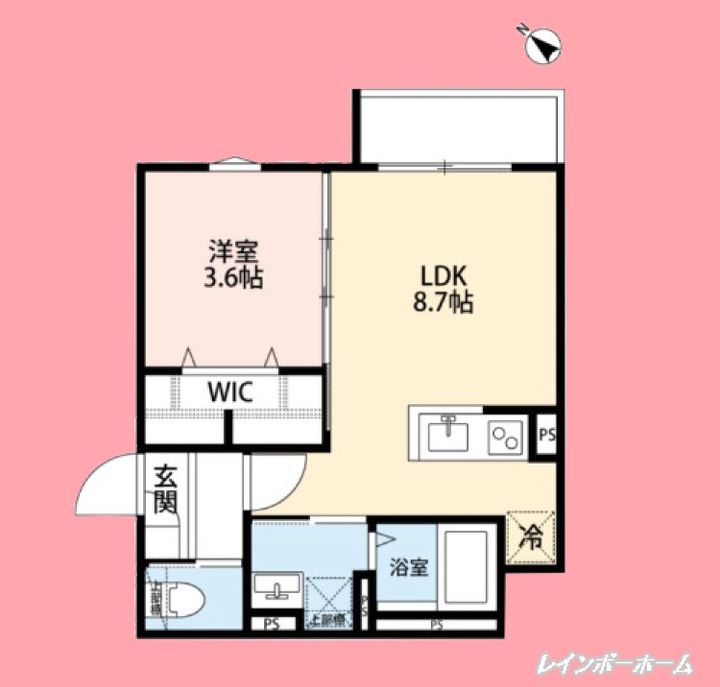 千葉県流山市南流山1(アパート)の賃貸物件の間取り