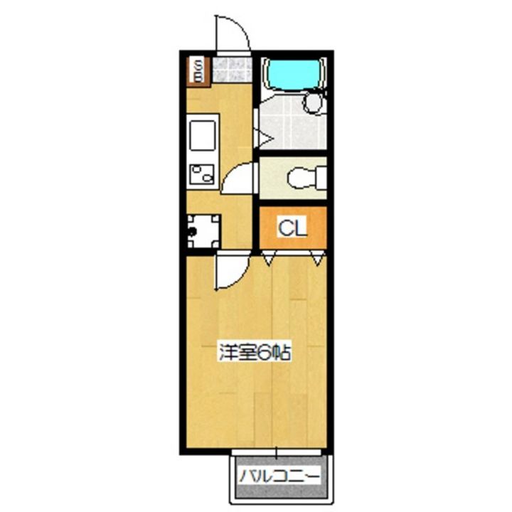 東京都世田谷区赤堤4(アパート)の賃貸物件の間取り