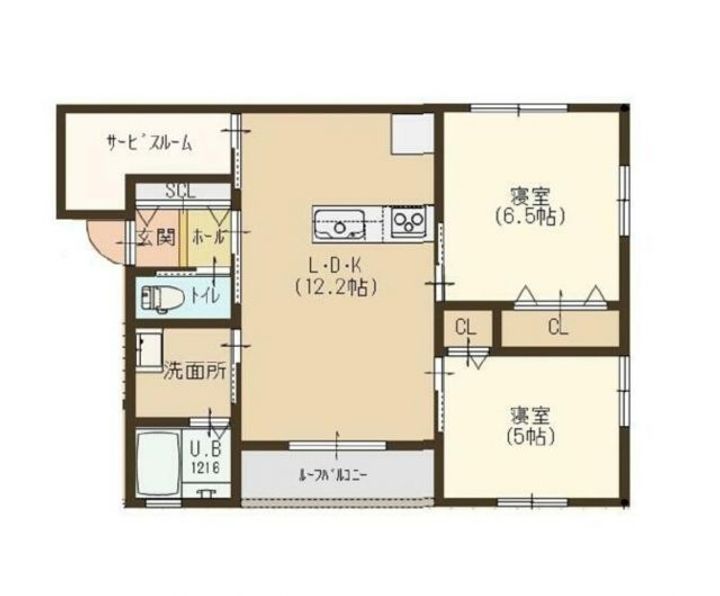 JB明磧RIVERAINの間取り