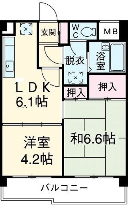 パレッヂ新小岩の間取り