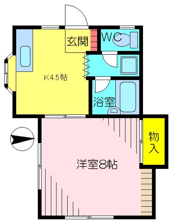 ハイツシナノの間取り