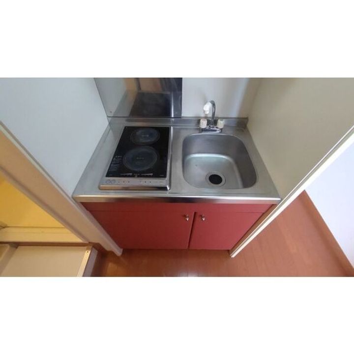 栃木県宇都宮市双葉2(マンション)の賃貸物件のキッチン