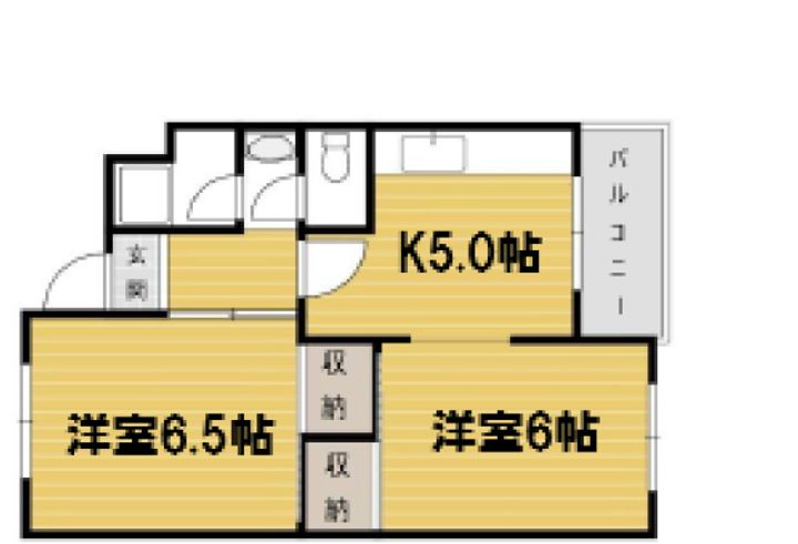 コーポ寺岡の間取り