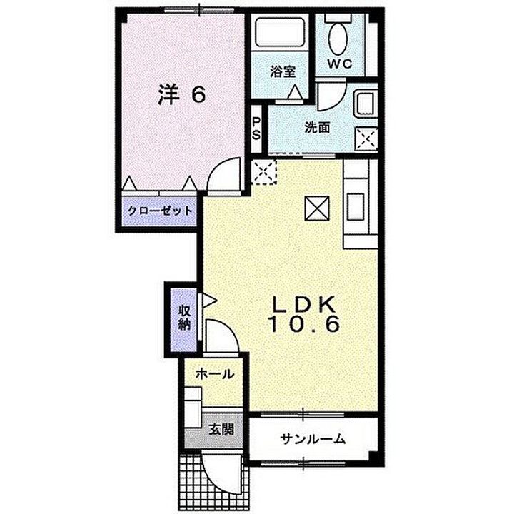 ボヌールの間取り