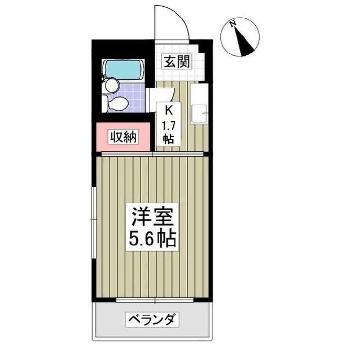 神奈川県横浜市戸塚区下倉田町(マンション)の賃貸物件の間取り