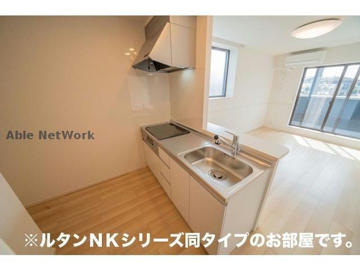 茨城県古河市女沼(アパート)の賃貸物件のキッチン