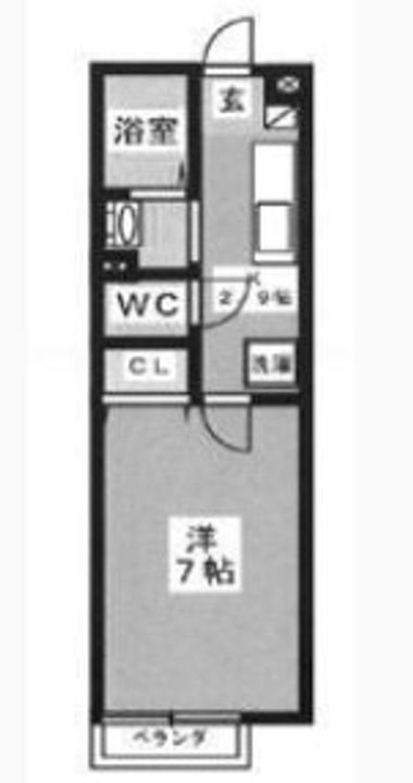 神奈川県横浜市港北区菊名7(アパート)の賃貸物件の間取り