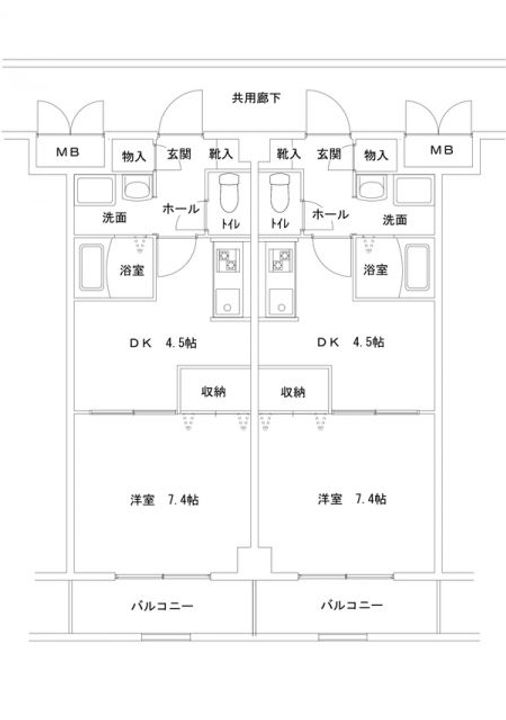グリーンヒル Fの間取り