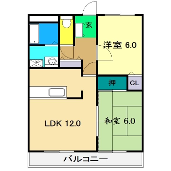 カーサ城山の間取り