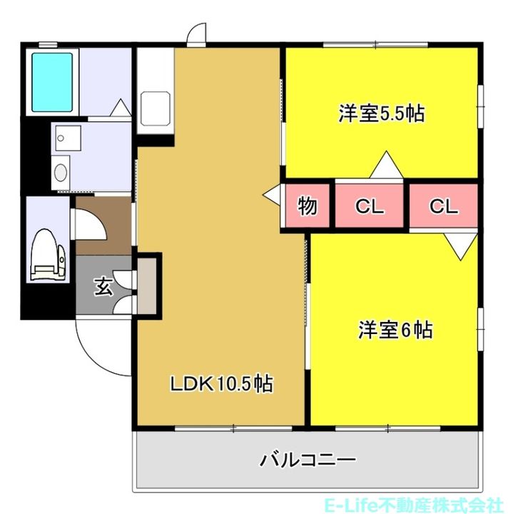 ノースガイアスA・Bの間取り