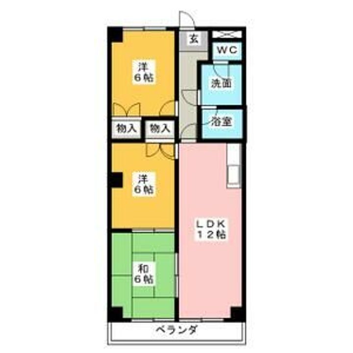 ファインマンションIIの間取り