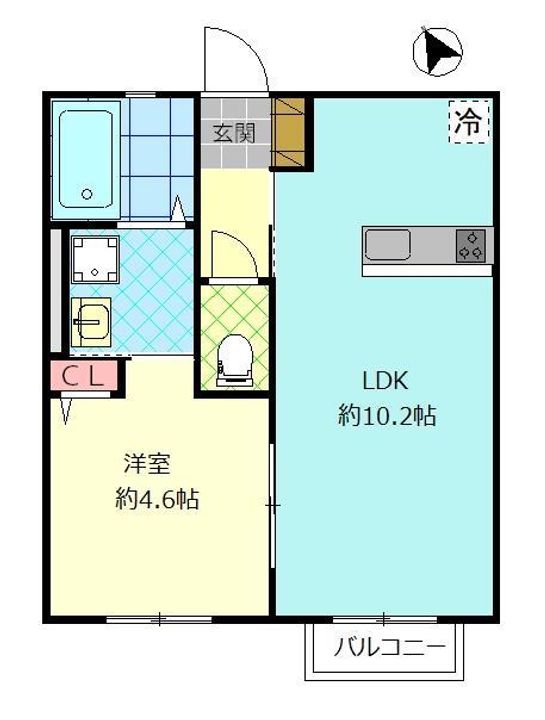 Eフィールドの間取り