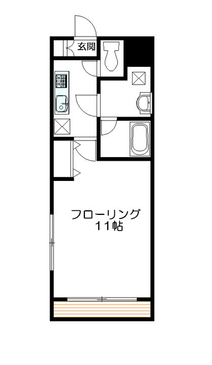 リヴェールHEROの間取り