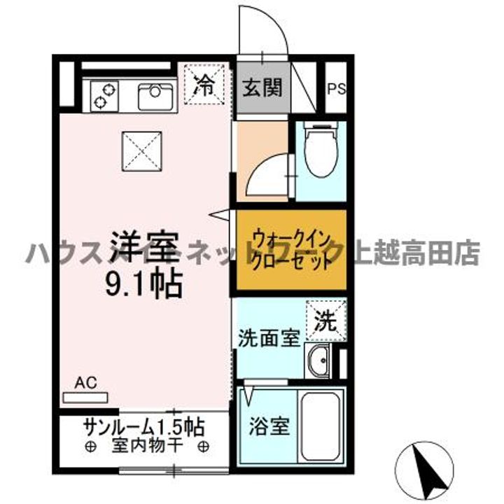 カーサ シエロの間取り