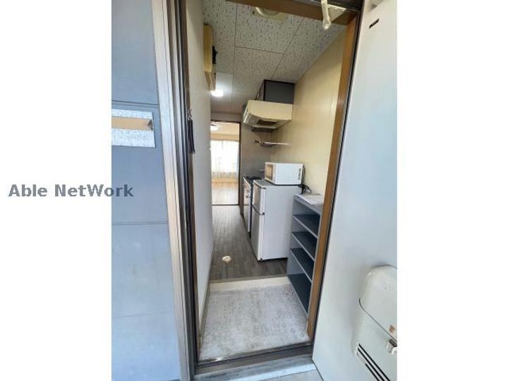 コーポサンリッチIIの玄関