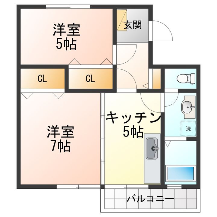 コーポ桜井の間取り