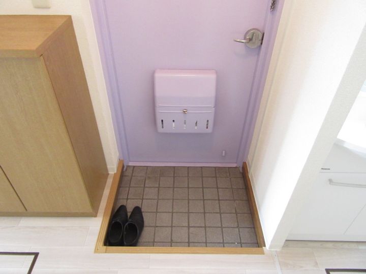 ベルコート長町南の玄関