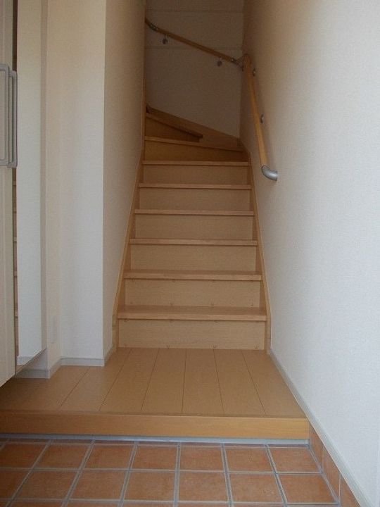 茨城県筑西市成田(アパート)の賃貸物件の玄関