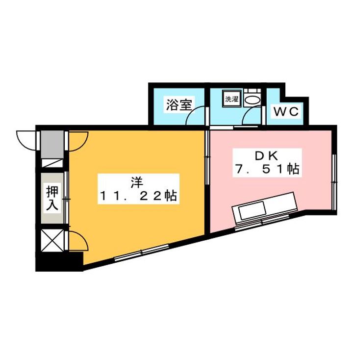 まなまゆビルの間取り