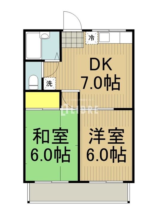 東京都日野市日野本町5(アパート)の賃貸物件の間取り