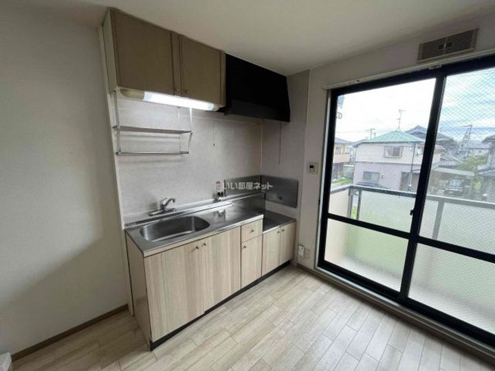 兵庫県三木市大村(アパート)の賃貸物件のキッチン