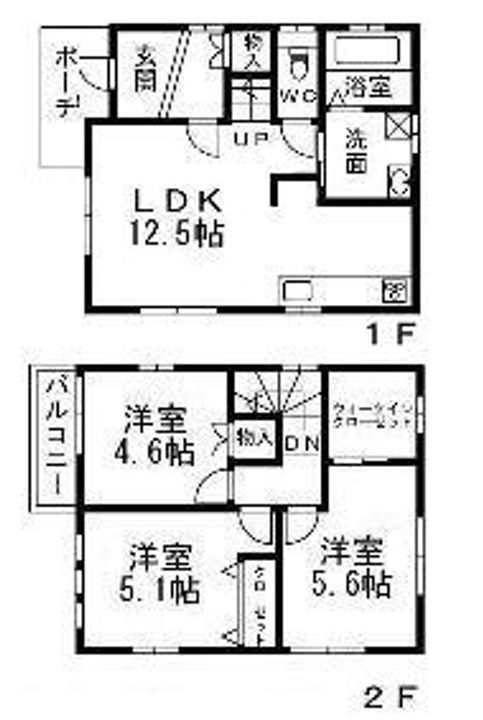 大阪府堺市中区八田北町(一戸建)の賃貸物件の間取り
