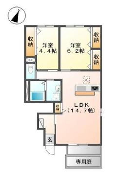 アルページュの間取り