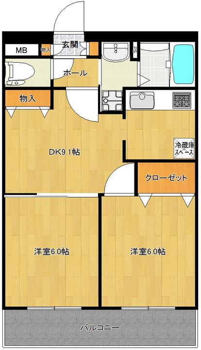 アークヒルズの間取り