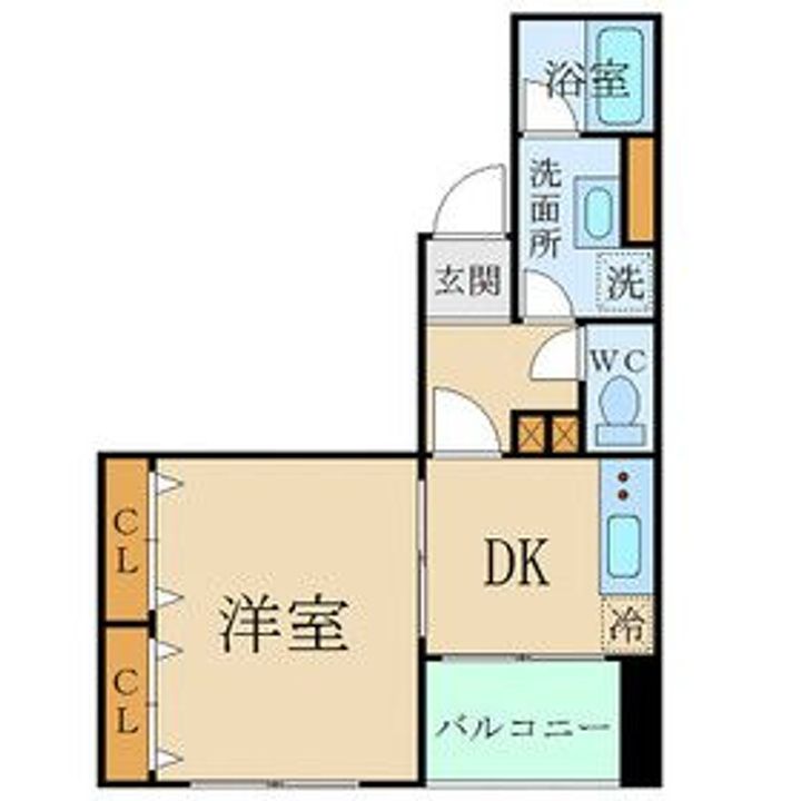 千葉県松戸市根本(マンション)の賃貸物件の間取り