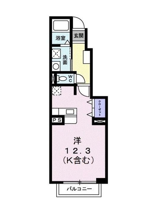 レフィナードAの間取り