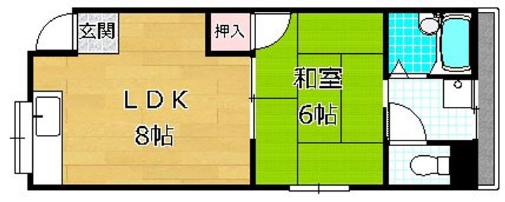 交野ハイツの間取り