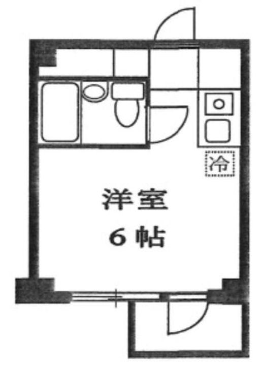 東村山ペガサスビル B館の間取り