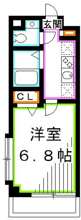 東京都杉並区西荻南2(マンション)の賃貸物件の間取り