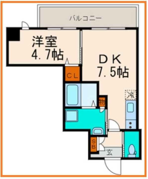 メゾンTADOの間取り