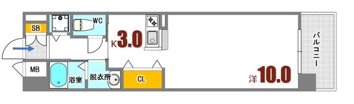 プラシードレジデンスの間取り